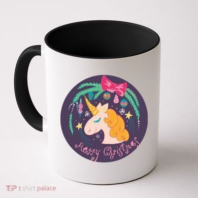Merry Christmas Unicorn Coffee Mug