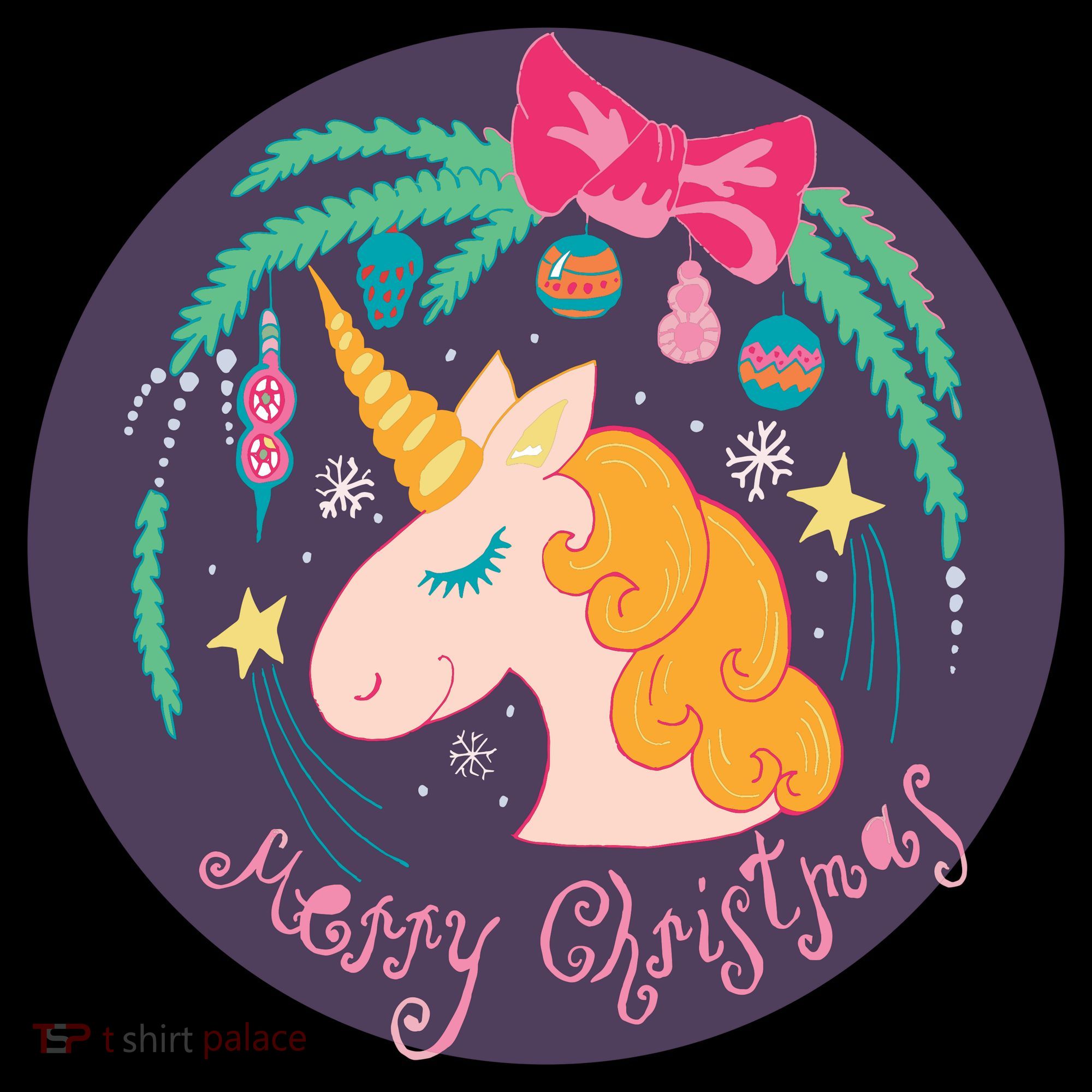 Merry Christmas Unicorn Coffee Mug
