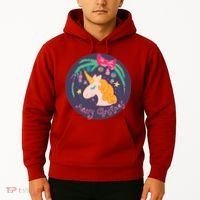 Merry Christmas Unicorn Hoodie thumb 2