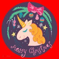 Merry Christmas Unicorn Hoodie thumb 7