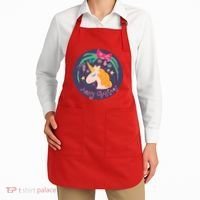 Merry Christmas Unicorn Apron thumb 2