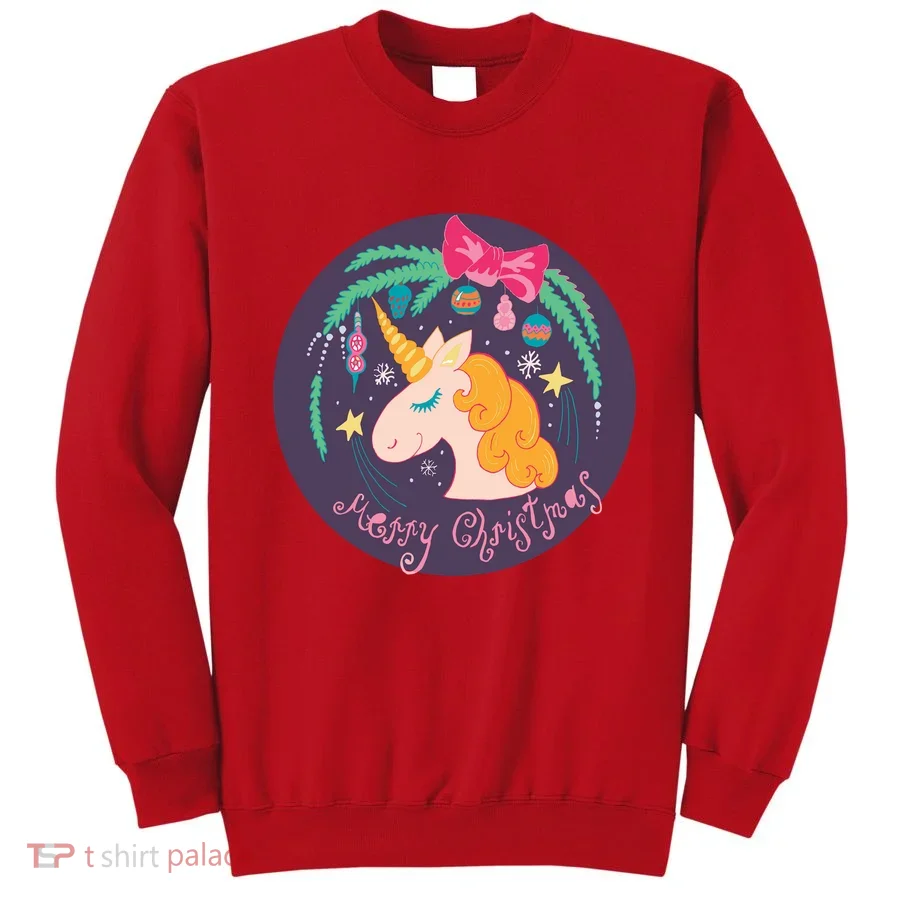 Merry Christmas Unicorn Sweatshirt