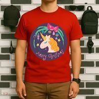 Merry Christmas Unicorn T-Shirt thumb 6