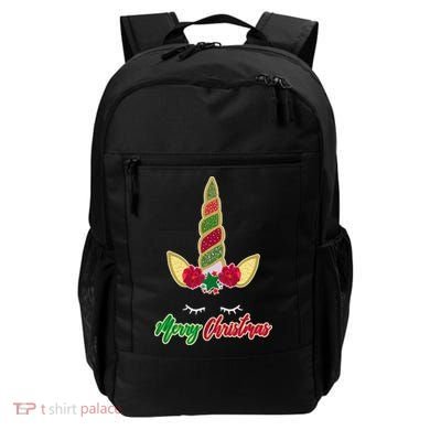 Merry Christmas Unicorn Sparkle Backpack