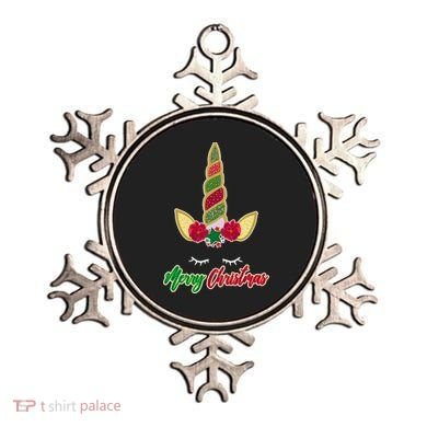 Merry Christmas Unicorn Sparkle Ornament