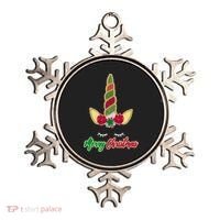 Merry Christmas Unicorn Sparkle Ornament thumb 0