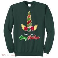 Merry Christmas Unicorn Sparkle Sweatshirt thumb 0