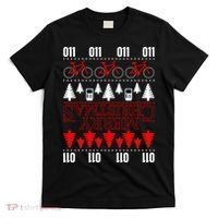 Merry Christmas Upside Down Ugly Sweater T-Shirt thumb 0