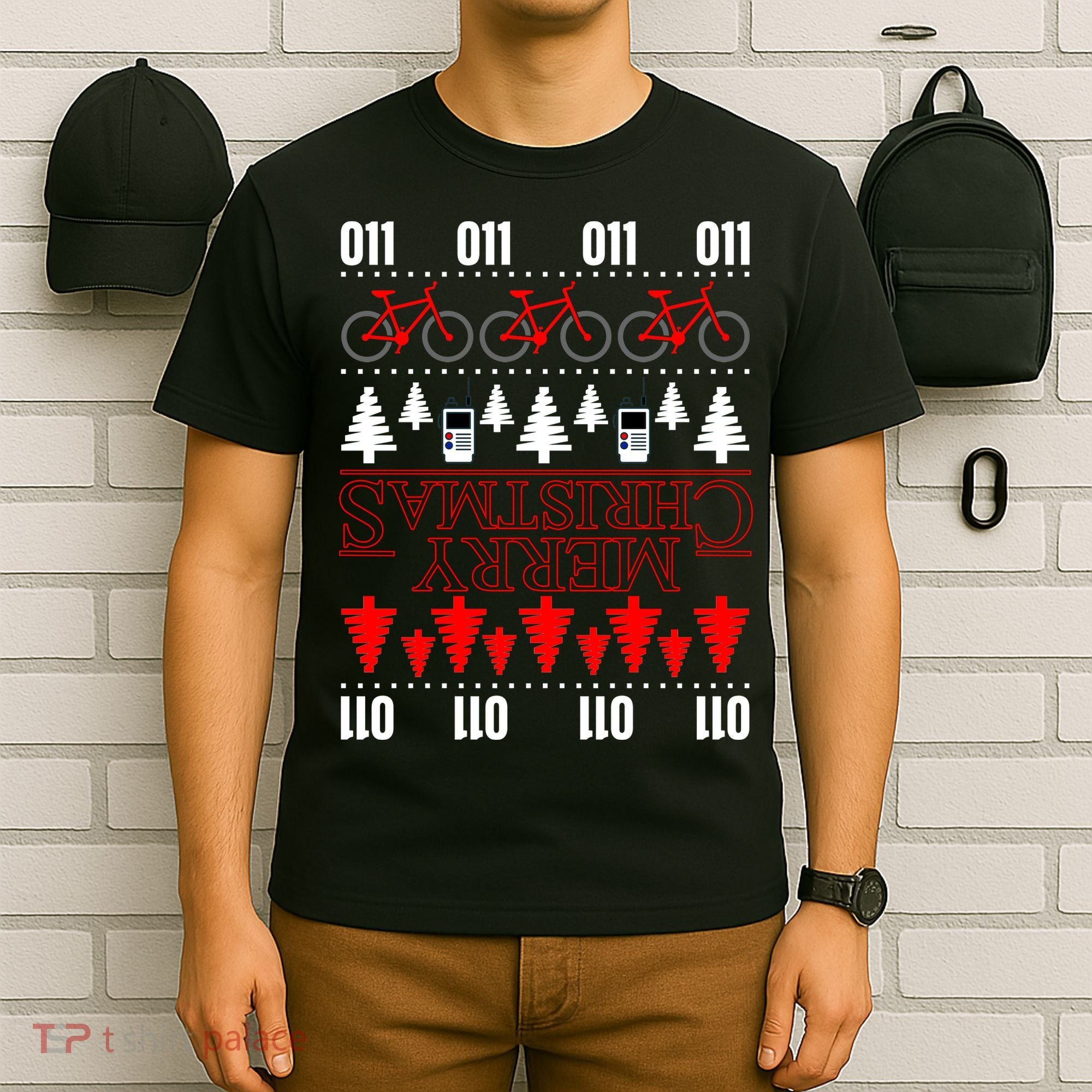 Merry Christmas Upside Down Ugly Sweater T-Shirt