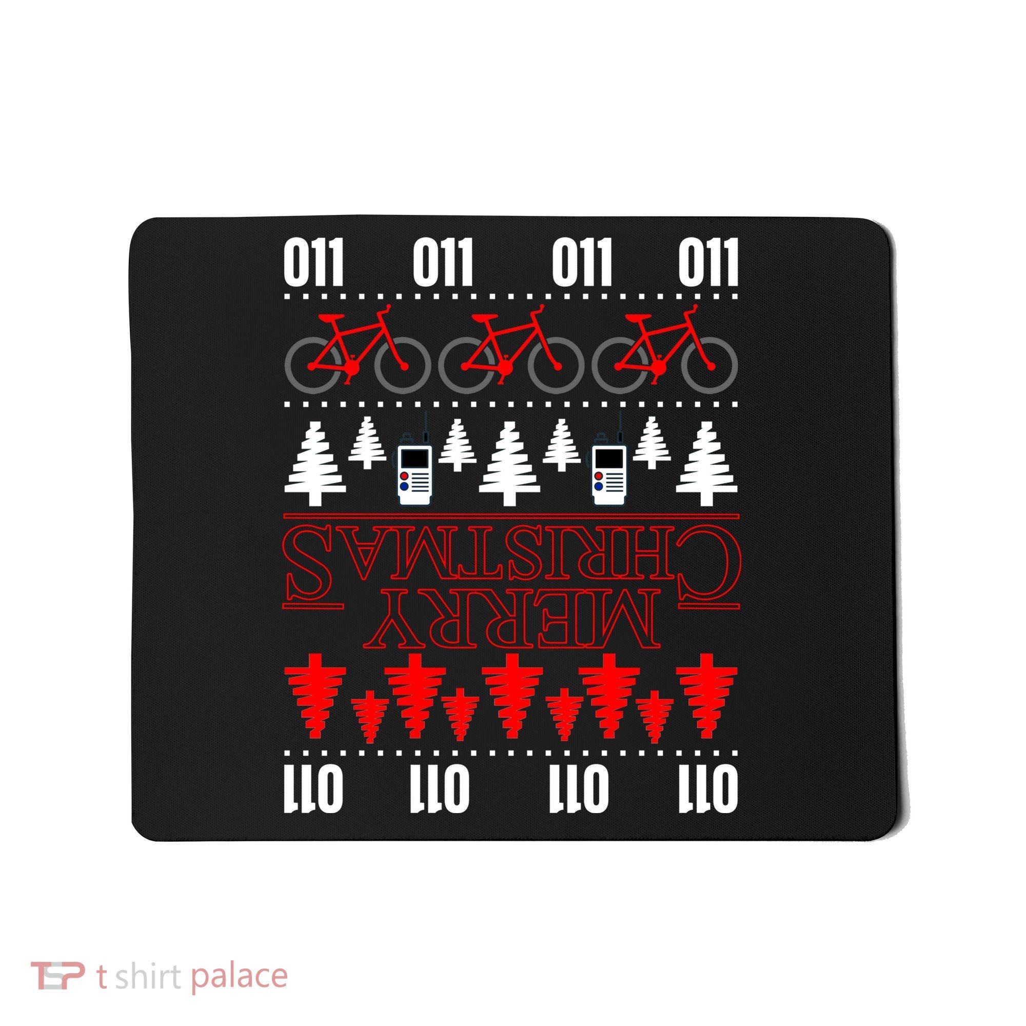 Merry Christmas Upside Down Ugly Sweater Mousepad