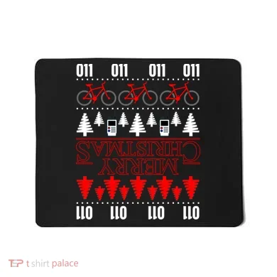 Merry Christmas Upside Down Ugly Sweater Mousepad