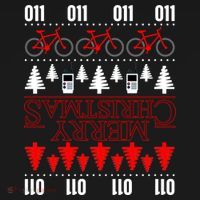 Merry Christmas Upside Down Ugly Sweater Tank Top thumb 6