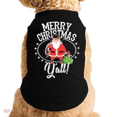 Merry Christmas Y'all! Doggie Tank
