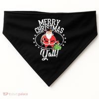 Merry Christmas Y'all! USA-Made Doggie Bandana thumb 0
