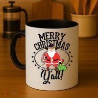 Merry Christmas Y'all! Coffee Mug thumb 4