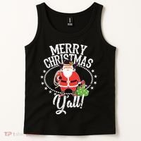 Merry Christmas Y'all! Tank Top thumb 2
