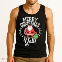Merry Christmas Y'all! Tank Top thumb 3