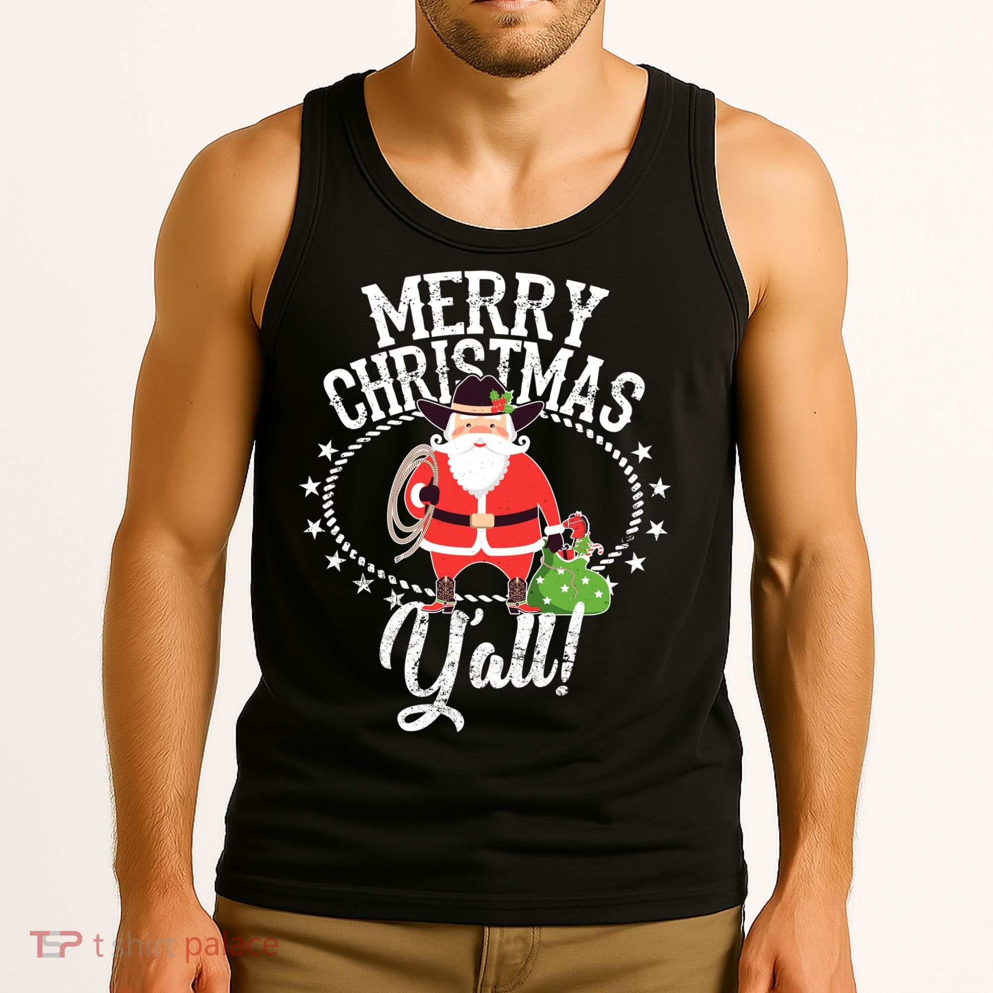 Merry Christmas Y'all! Tank Top