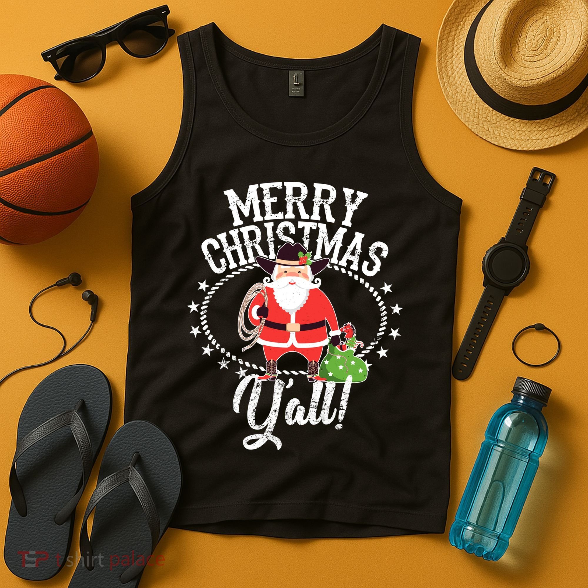 Merry Christmas Y'all! Tank Top