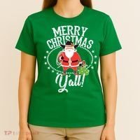 Merry Christmas Y'all! T-Shirt thumb 4