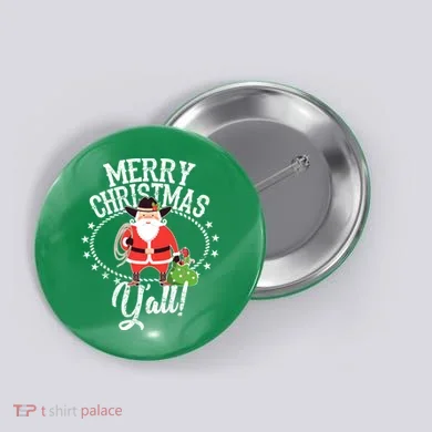 Merry Christmas Y'all! Button
