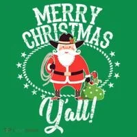 Merry Christmas Y'all! Women's T-Shirt thumb 6