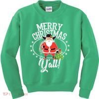 Merry Christmas Y'all! Kids Sweatshirt thumb 0