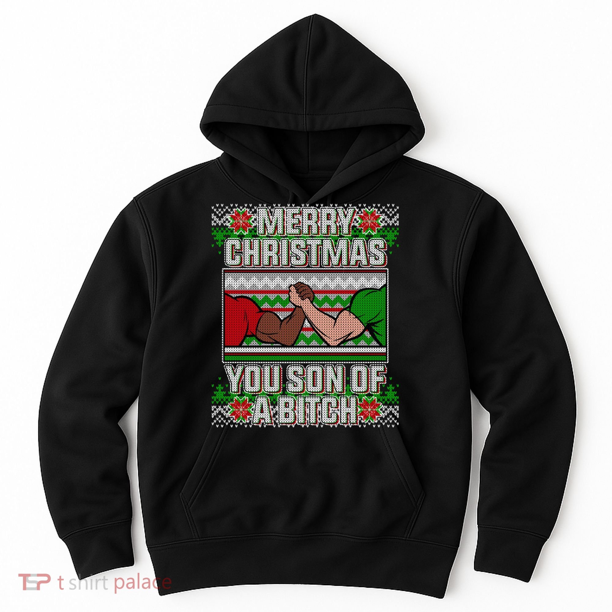 Merry Christmas You Son Of A Btch Ugly Sweater Hoodie