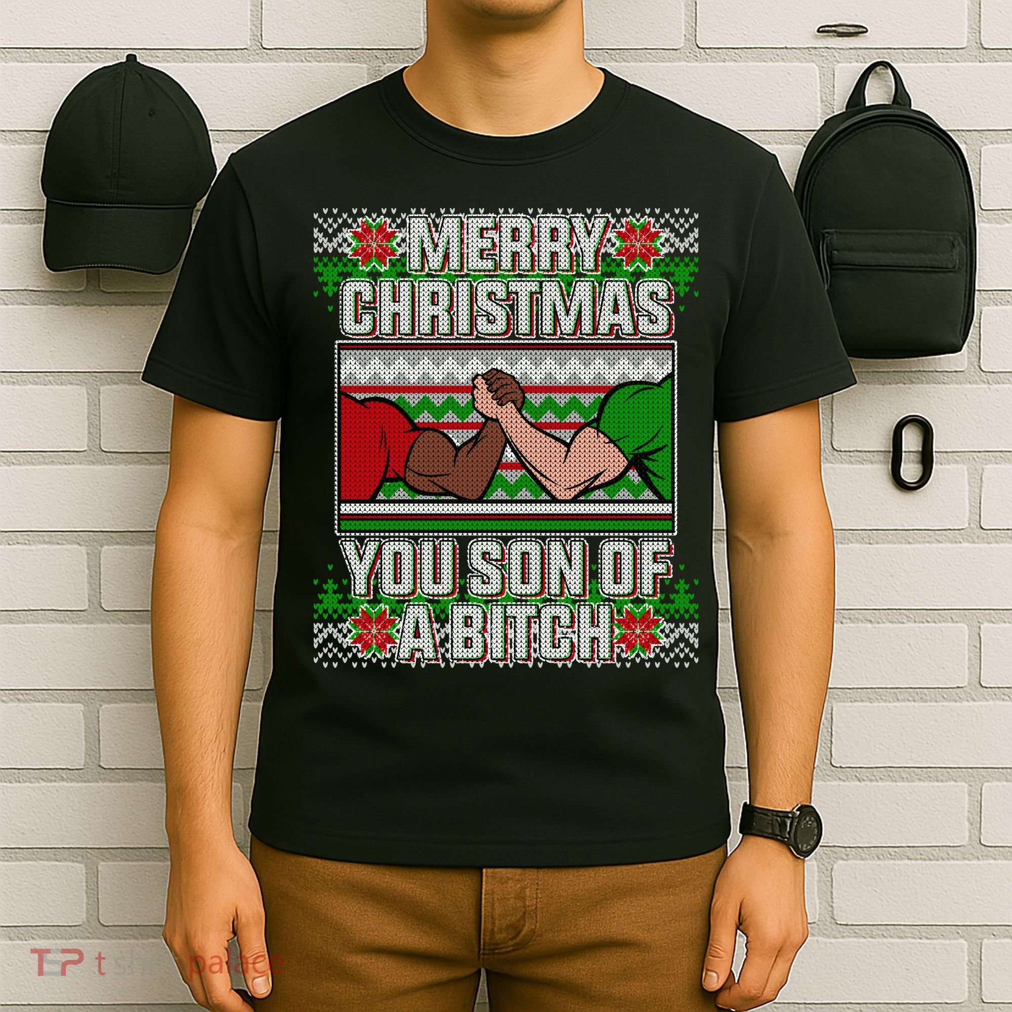 Merry Christmas You Son Of A Btch Ugly Sweater T-Shirt