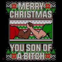 Merry Christmas You Son Of A Btch Ugly Sweater Coffee Mug thumb 5