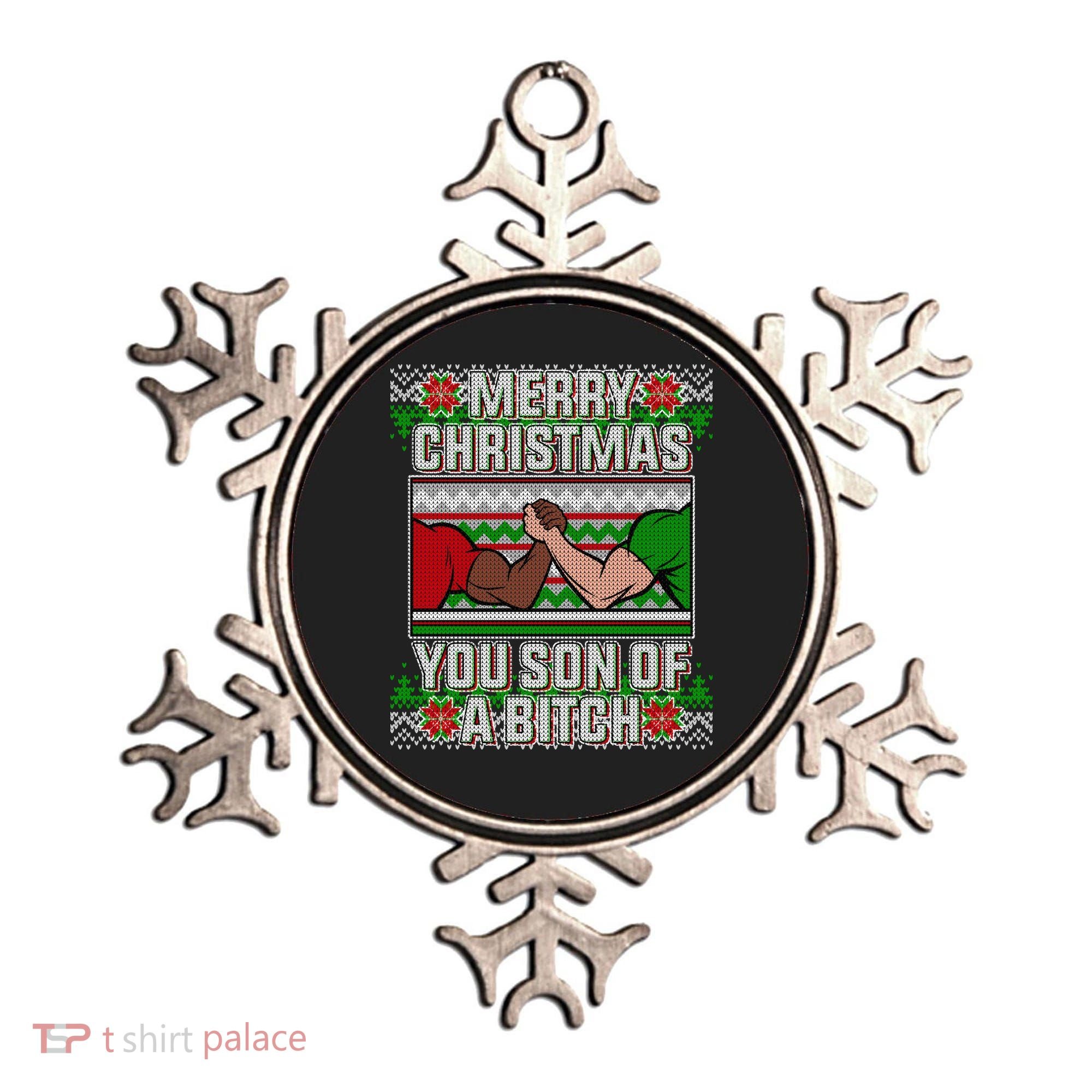Merry Christmas You Son Of A Btch Ugly Sweater Ornament