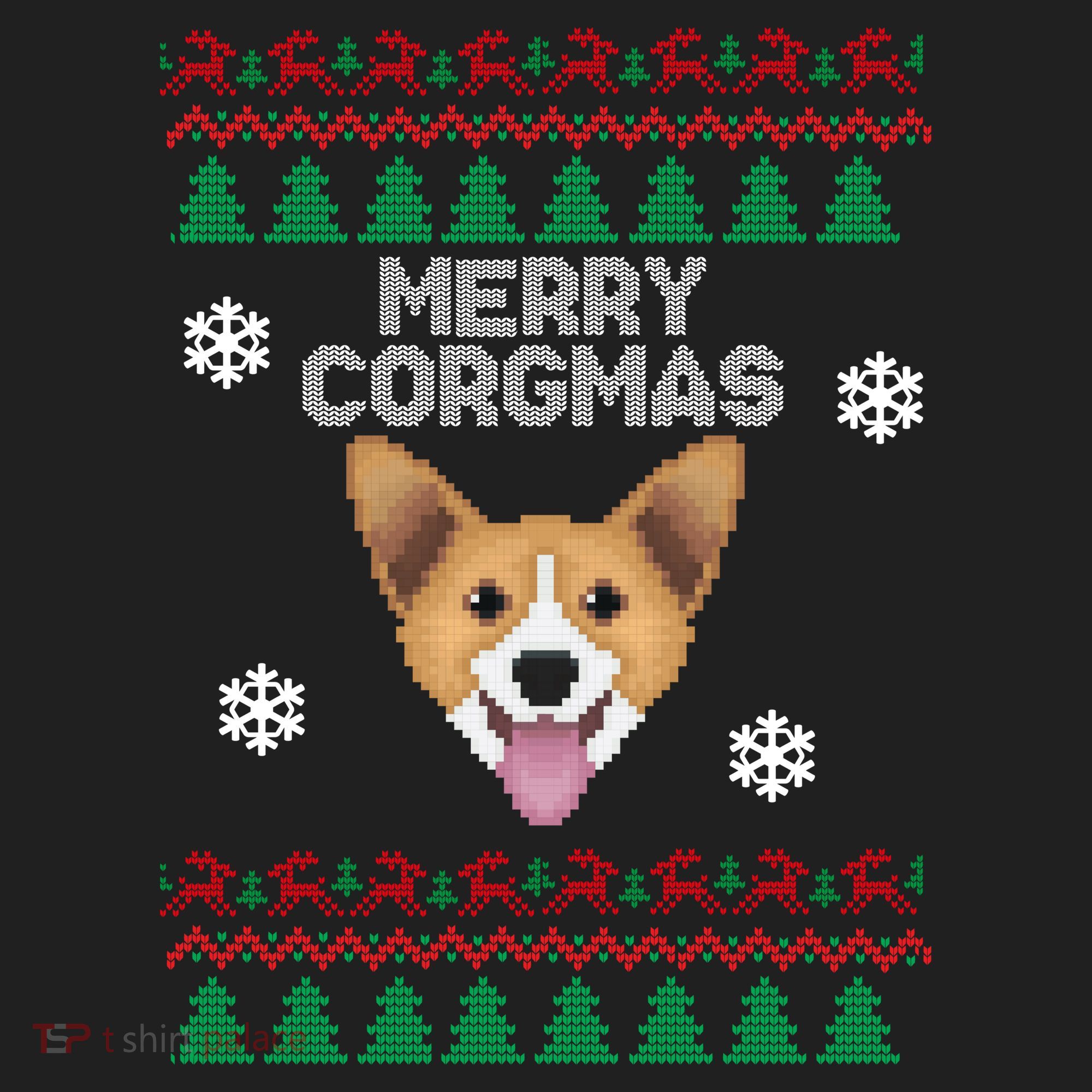 Merry Corgmas Ugly Christmas Women's Sweatshirt