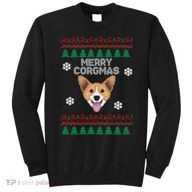 Merry Corgmas Ugly Christmas Sweatshirt