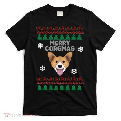 Merry Corgmas Ugly Christmas T-Shirt