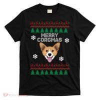 Merry Corgmas Ugly Christmas T-Shirt thumb 0