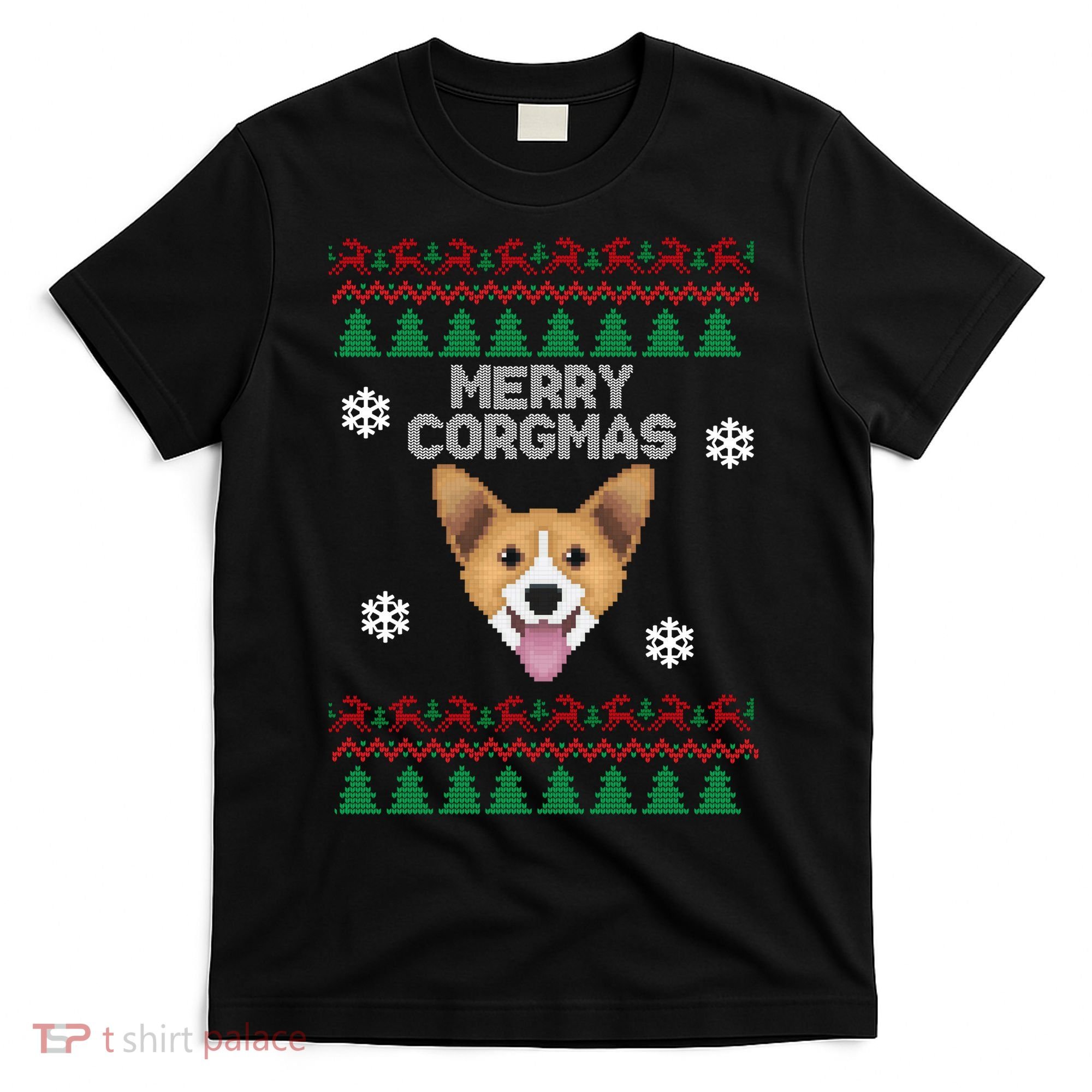 Merry Corgmas Ugly Christmas T-Shirt