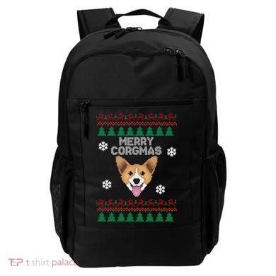 Merry Corgmas Ugly Christmas Backpack