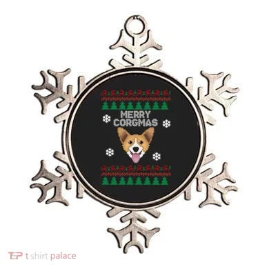 Merry Corgmas Ugly Christmas Ornament