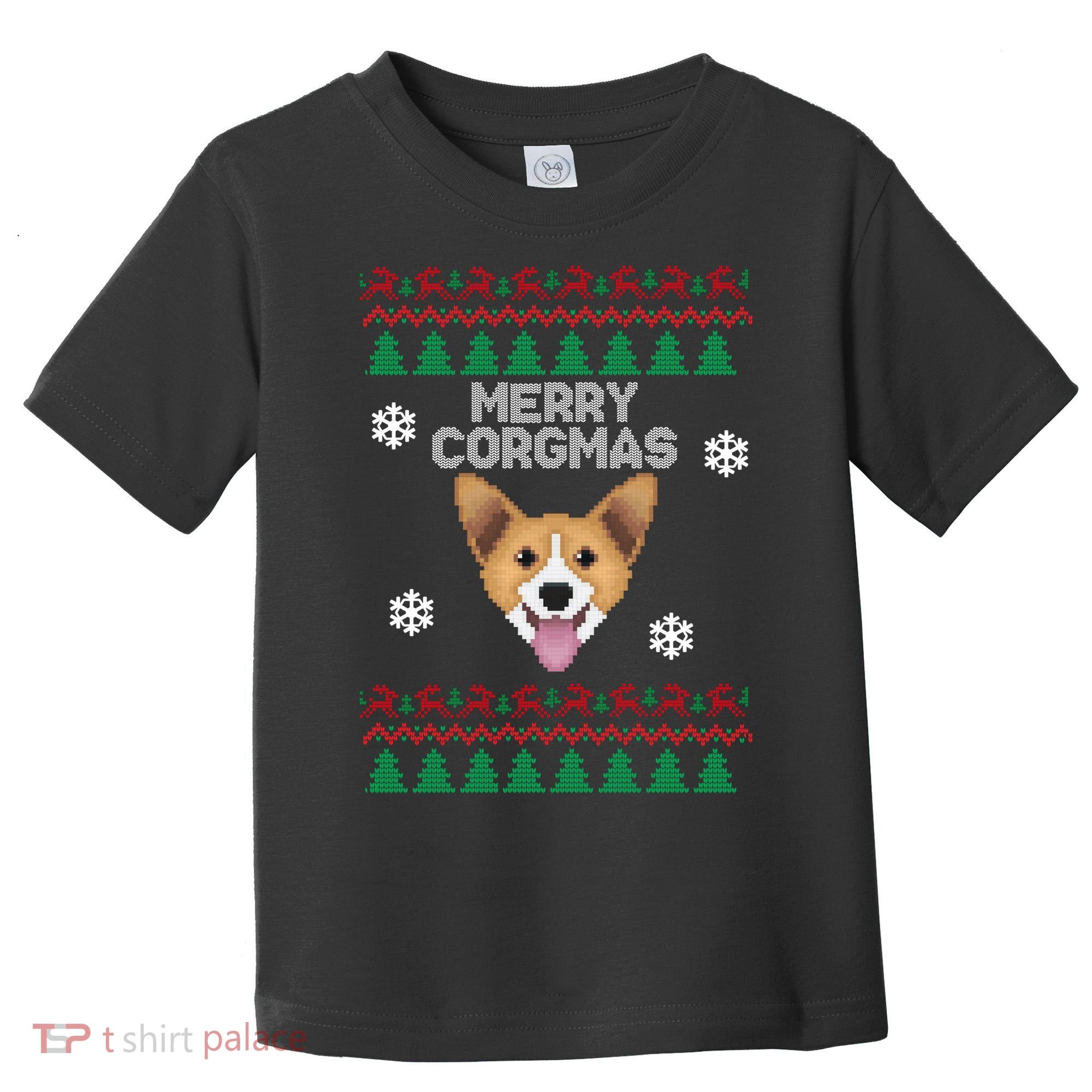 Merry Corgmas Ugly Christmas Toddler T-Shirt
