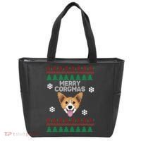 Merry Corgmas Ugly Christmas Tote Bag thumb 0