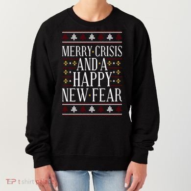 Merry Crisis Ugly Christmas Sweater Women's Sweatshirt