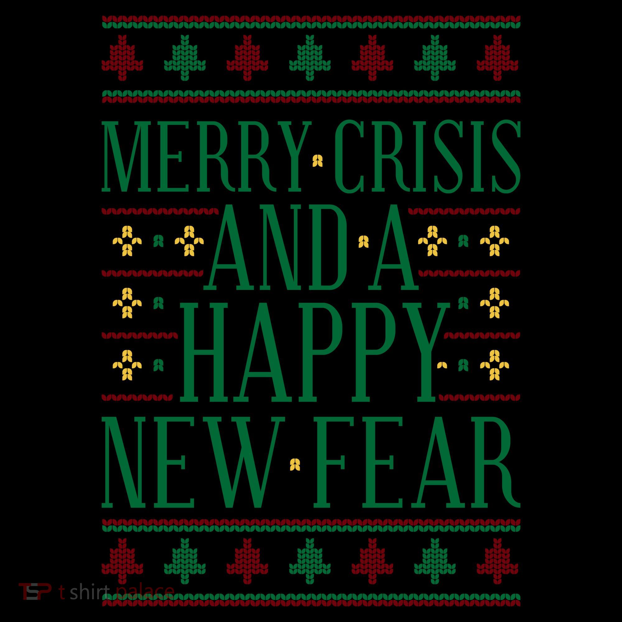 Merry Crisis Ugly Christmas Sweater Coffee Mug