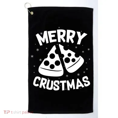 Merry Crustmas Golf Towel