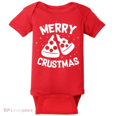 Merry Crustmas Baby Bodysuit