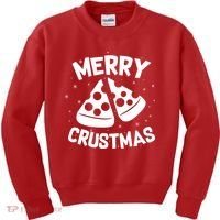 Merry Crustmas Kids Sweatshirt thumb 0