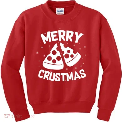 Merry Crustmas Kids Sweatshirt