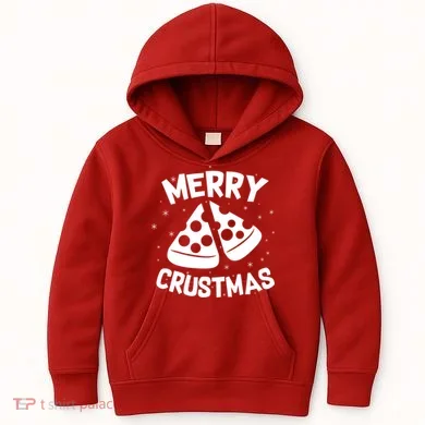 Merry Crustmas Kids Hoodie