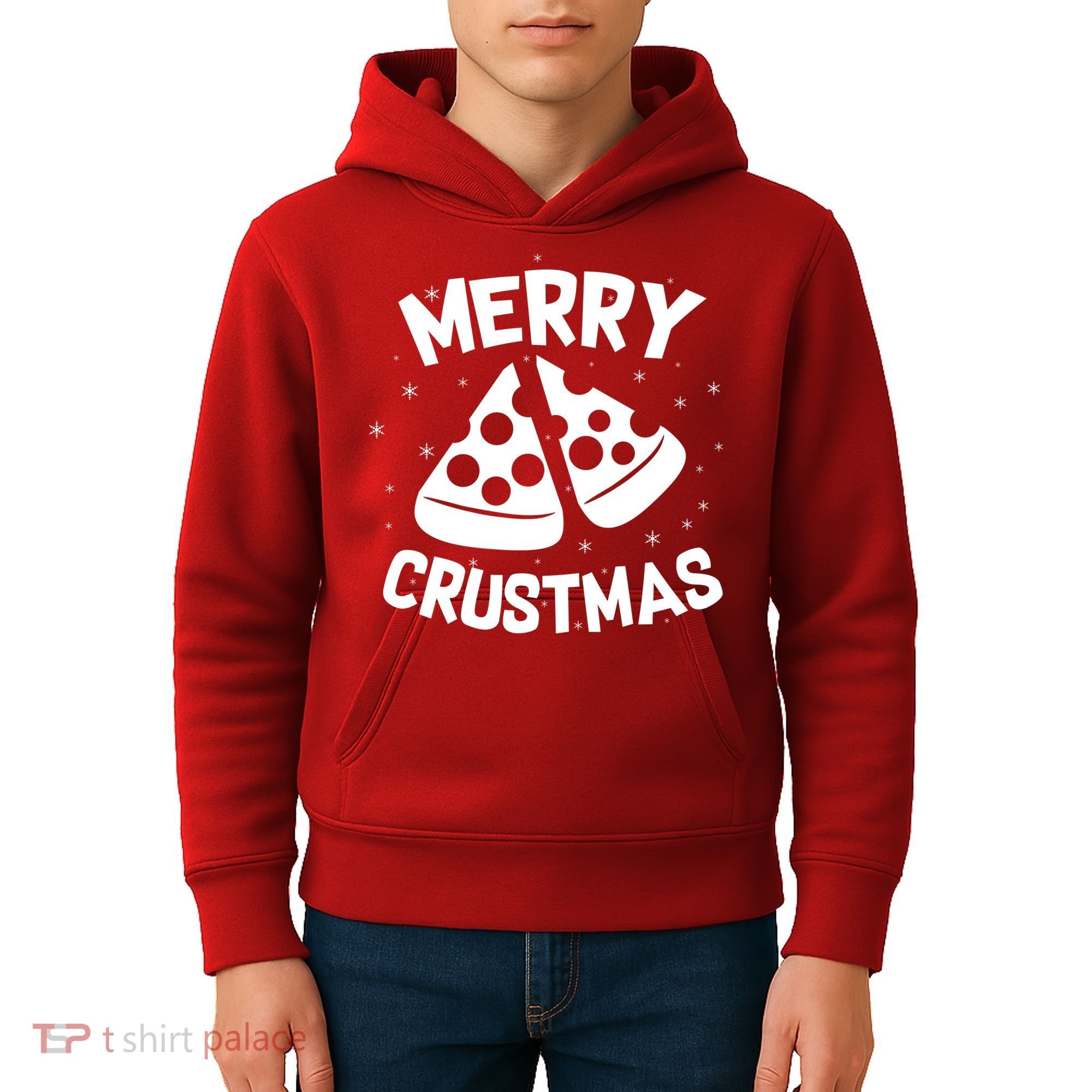 Merry Crustmas Kids Hoodie