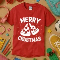 Merry Crustmas Kids T-Shirt thumb 3