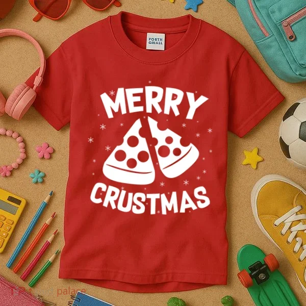 Merry Crustmas Kids T-Shirt